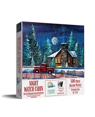 Night Watch Cabin 500 piece Jigsaw Puzzle for Adults Christmas Shop Now