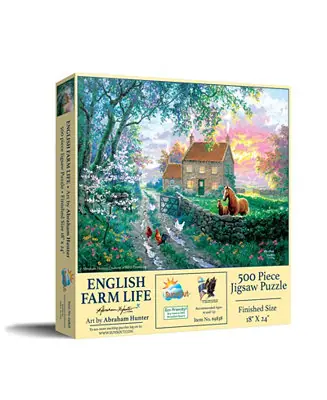 English Farm Life 500 piece Jigsaw Puzzle for Adults Today Only
