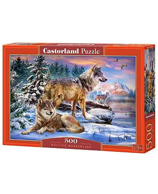 Wolfish Wonderland Jigsaw Puzzle Set, 500 Piece Viral
