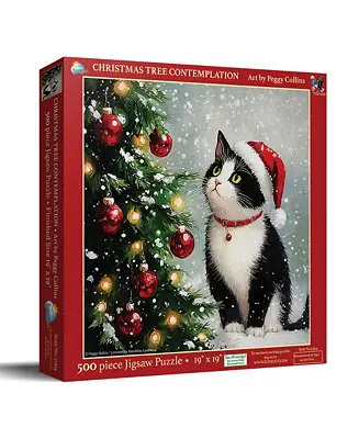 Direct From Manufacturer Christmas Tree Contemplation 500 piece Jigsaw Puzzle for Adults Christmas