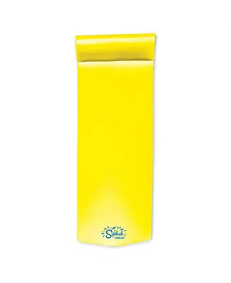 Splash 1.25" Thick Foam Swimming Pool Float Lounger Mat, Yellow Weekend Sale