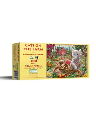 Free Shipping Cats on the Farm 300 piece Jigsaw Puzzle for Adults