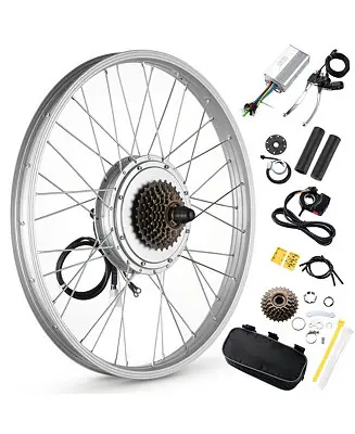 Electric Bicycle Motor Conversion Kit for 24" 750W 36V E-bike Rear Wheel Hassle-Free Returns