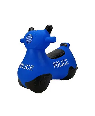 Inflatable Bouncy Ride-On Hopper W/ Pump - Police Car Must Have