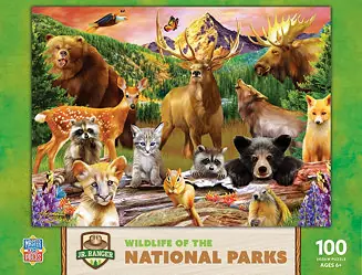 MasterPieces Wildlife of the National Parks - 100 Piece Jigsaw Puzzle Handmade