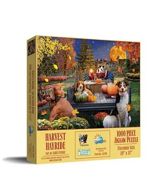 Must Have Harvest Hayride 1000 piece Jigsaw Puzzle for Adults Halloween