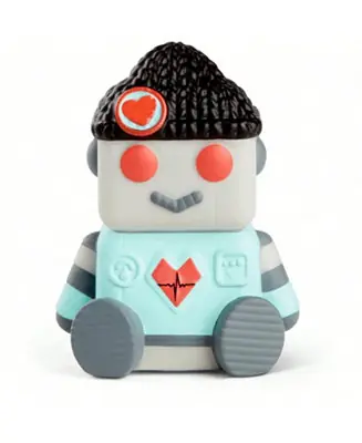 - Robot 283362 #001 (1.75" Micro Vinyl Figure) Authentic