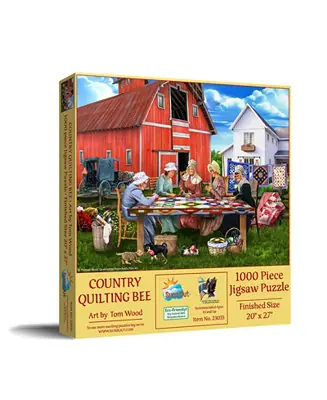 Country Quilting Bee 1000 piece Jigsaw Puzzle for Adults Buy Today