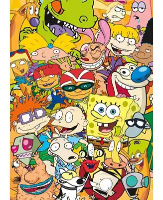 While Supplies Last Nickelodeon Cast 1000 Piece Jigsaw Puzzle