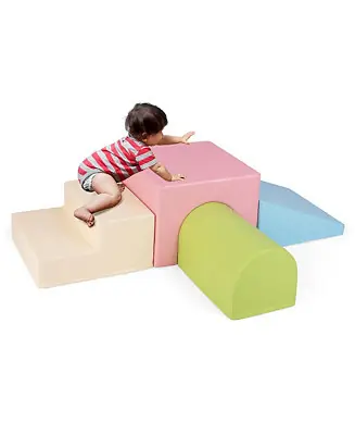Toddler Climb and Crawl Activity Playset Blocks w/ Waterproof PU Cover EPE Foam Buy Today