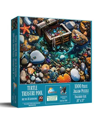Turtle Treasure Pool 1000 piece Jigsaw Puzzle for Adults Premium