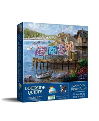 Dockside Quilts 500 piece Jigsaw Puzzle for Adults Large Pieces New Release