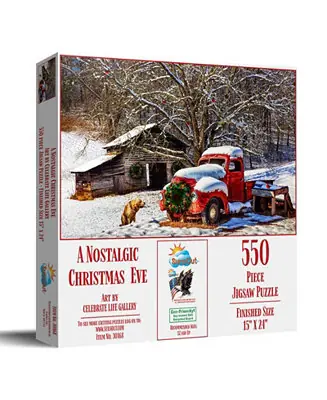 A Nostalgic Christmas Eve 550 piece Jigsaw Puzzle for Adults Christmas Limited Time