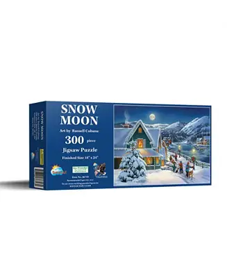 Free Returns Snow Moon 300 piece Jigsaw Puzzle for Adults Christmas