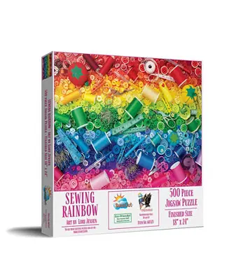 Sewing Rainbow 500 piece Jigsaw Puzzle for Adults Shop Now