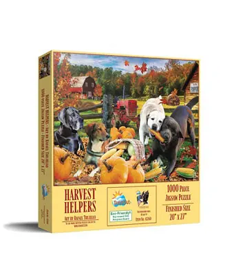 Sale Harvest Helpers 1000 piece Jigsaw Puzzle for AdultsThanksgiving