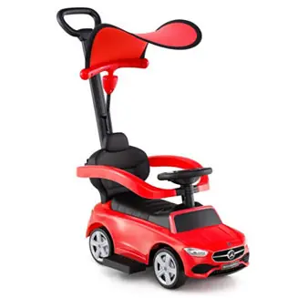 Bulk Order 3-in-1 Mercedes Benz Ride-On Toddler Sliding Car with Push Handle