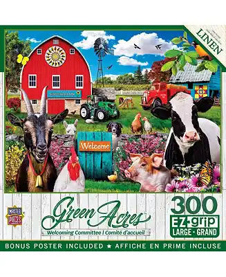 Budget MasterPieces Green Acres - Welcoming Committee 300 Piece EZ Grip Puzzle
