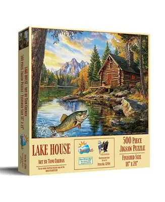 Secure Checkout Lake house 500 piece Jigsaw Puzzle for Adults