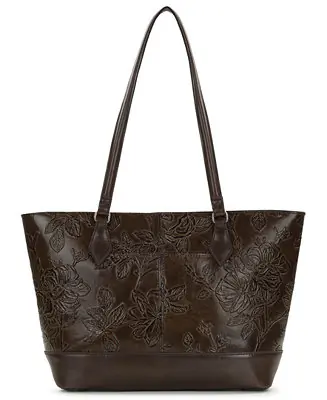 Final Sale Meka Bark Leaves Textured Tote Bag, Macy's Exclusive