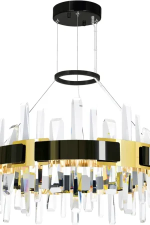 Aya LED Pearl Black Chandelier Ceiling Light New Arrival