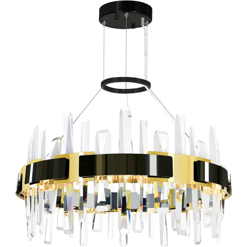Aya LED Pearl Black Chandelier Ceiling Light New Arrival