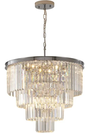 Big Sale Canada 12 Light 24 inch Chrome Chandelier Ceiling Light