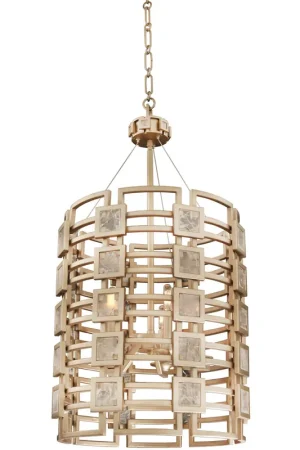Trending Metropolis 5 Light 19 inch Modern Gold Foyer Light Ceiling Light