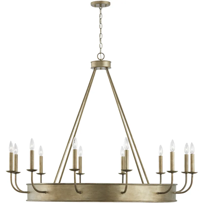 Cheap Nole 12 Light 49.5 inch Mystic Luster Chandelier Ceiling Light