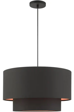 Buy Today Sentosa 3 Light 20 inch Black Pendant Ceiling Light