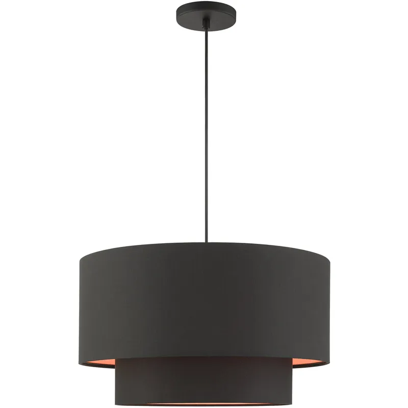 Buy Today Sentosa 3 Light 20 inch Black Pendant Ceiling Light
