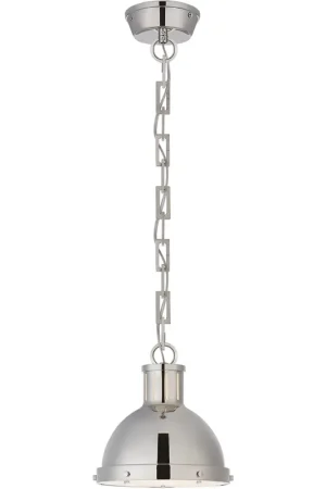 Bargain Thomas O'Brien Hicks 1 Light 8.75 inch Polished Nickel Pendant Ceiling Light, Small