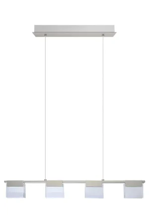 Best Seller Vicino LED 29.53 inch Matte Nickel Linear Pendant Ceiling Light