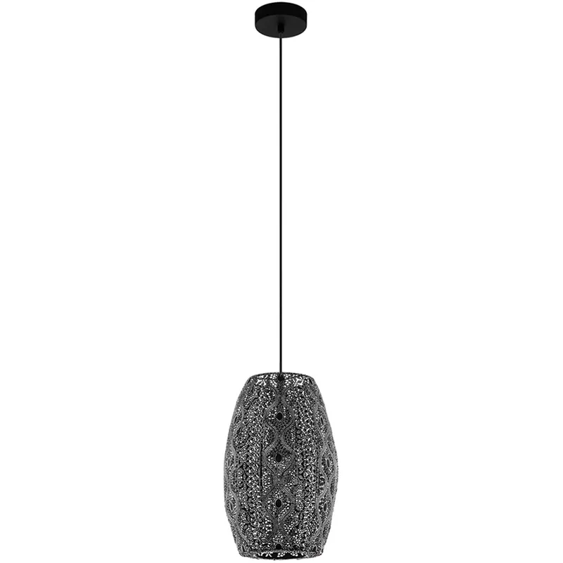 Same Day Shipping Riyadh 1 Light 8.86 inch Antique Black Pendant Ceiling Light