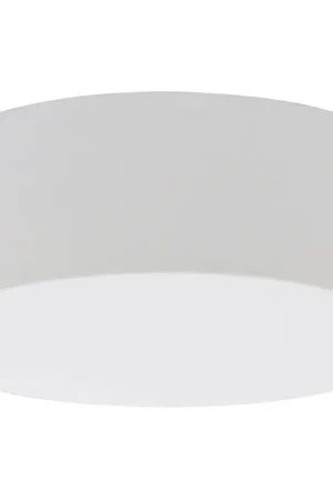 Anton 1 Light 12 inch Linen White Flush Mount Ceiling Light Top Rated
