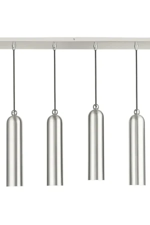 Ardmore 6 Light 44 inch Brushed Nickel Linear Pendant Ceiling Light Free Returns