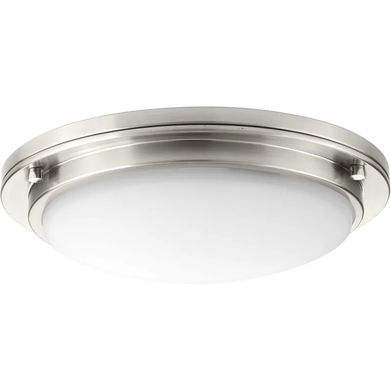 Viral Apogee LED 15 inch Brushed Nickel Flush Mount Ceiling Light, Progress LED