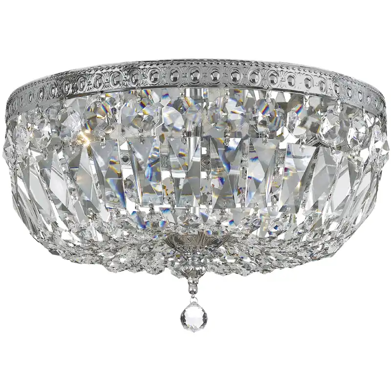 Rawson 3 Light 14 inch Chrome Ceiling Mount Ceiling Light Sale