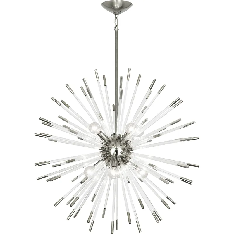 Andromeda 8 Light 28 inch Polished Nickel Chandelier Ceiling Light Holiday Sale