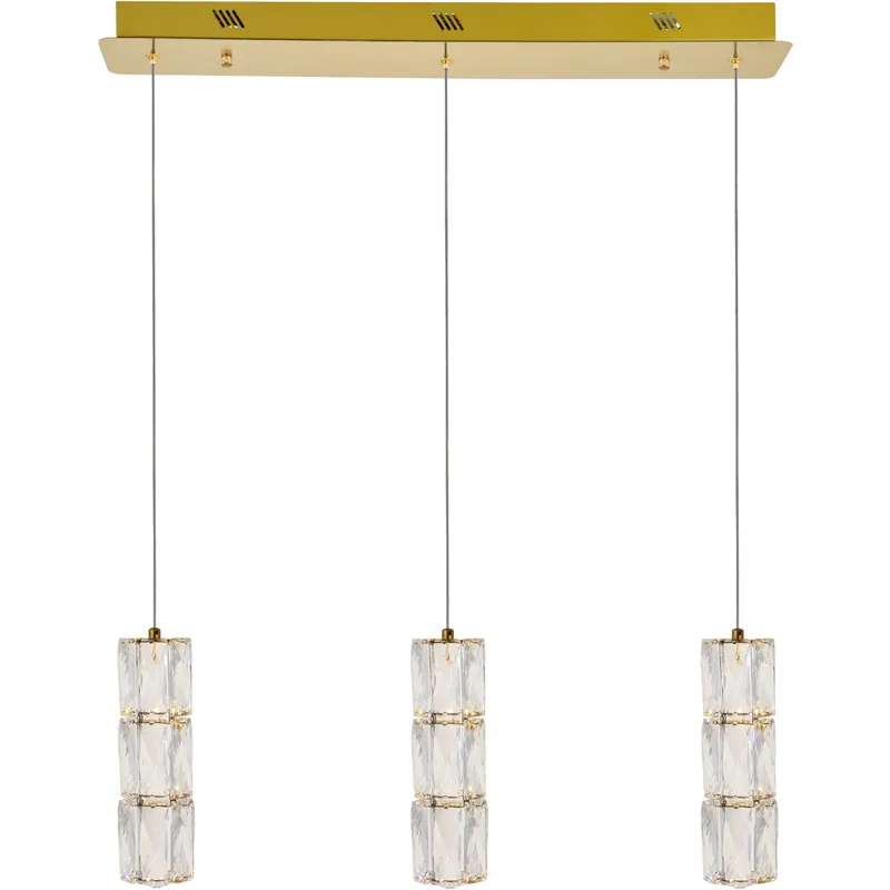 Modern Polaris LED 28 inch Gold Pendant Ceiling Light