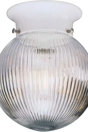 Best Choice Glass Globes 1 Light 6.38 inch White Flush Mount Ceiling Light
