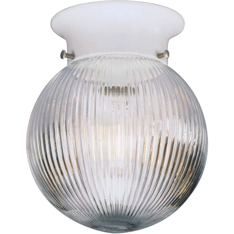 Best Choice Glass Globes 1 Light 6.38 inch White Flush Mount Ceiling Light