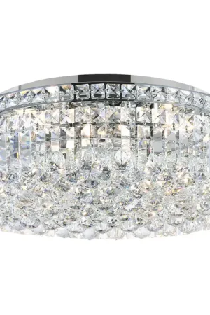 Buy Direct Colosseum 8 Light 20 inch Chrome Flush Mount Ceiling Light