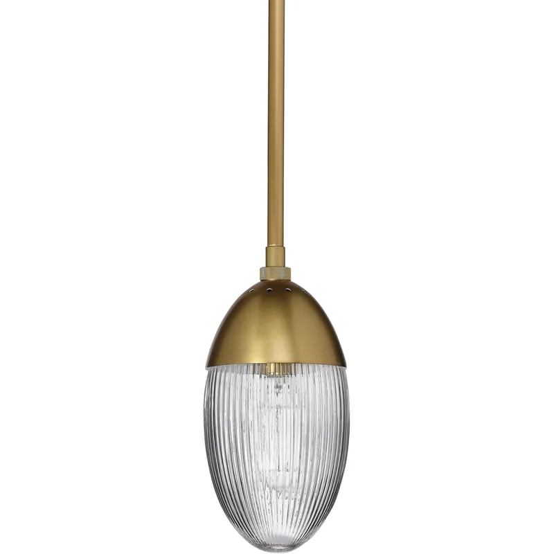 Whitworth 1 Light 6 inch Polished Brass Pendant Ceiling Light, Small Special Offer