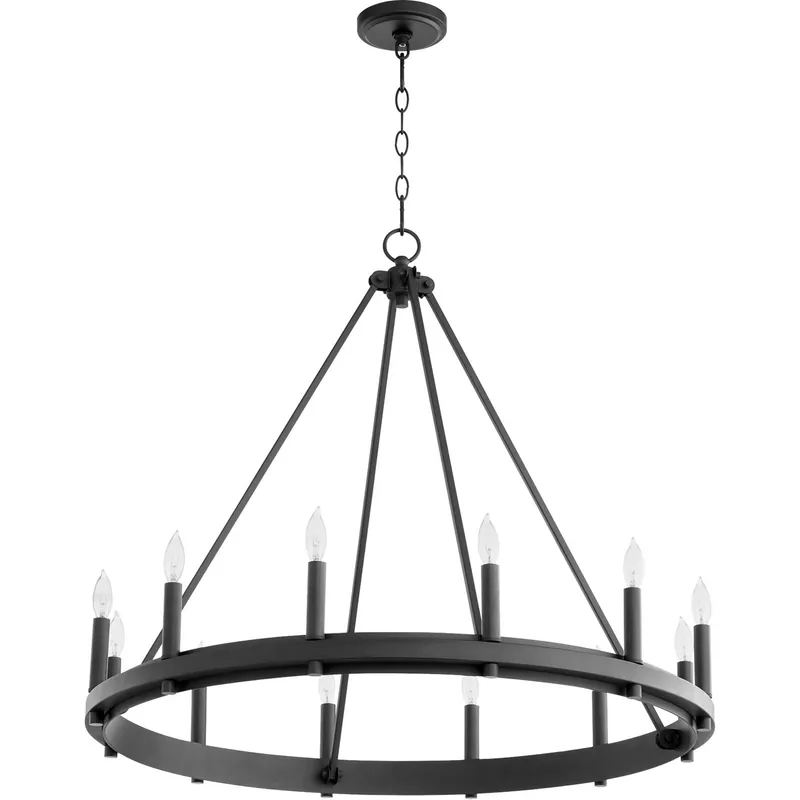 Aura 12 Light 32 inch Noir Chandelier Ceiling Light Get Yours