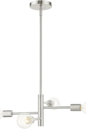 Bannister 4 Light 18 inch Brushed Nickel Chandelier Ceiling Light Exclusive Offer