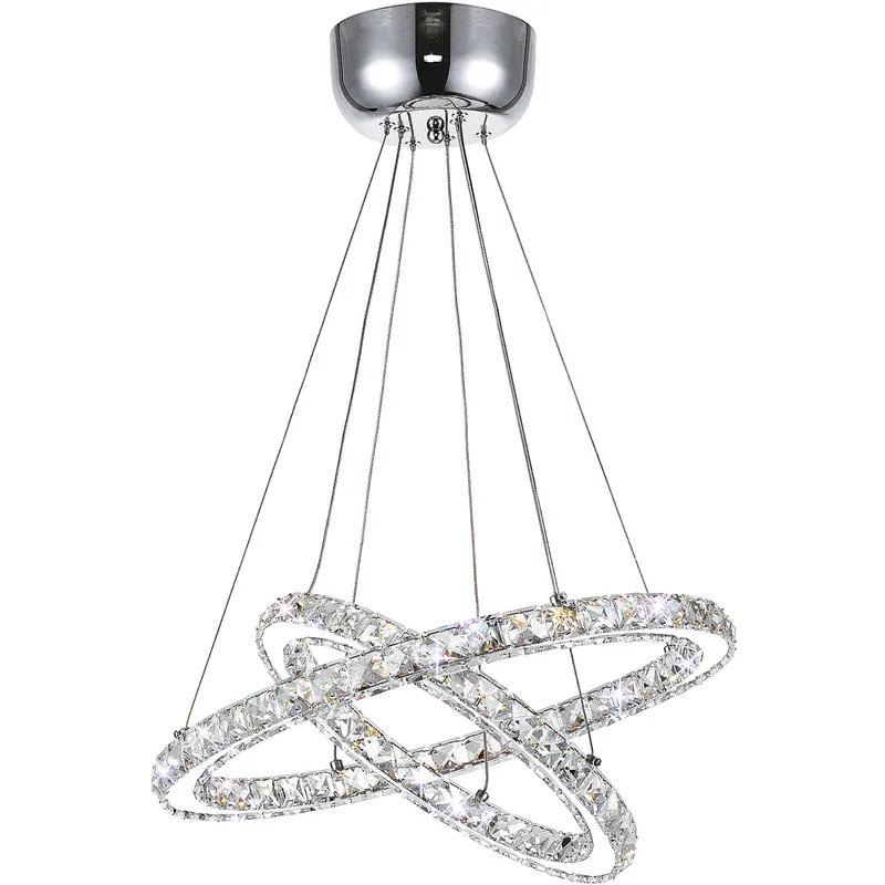 Ring LED 24 inch Chrome Chandelier Ceiling Light Exclusive Offer