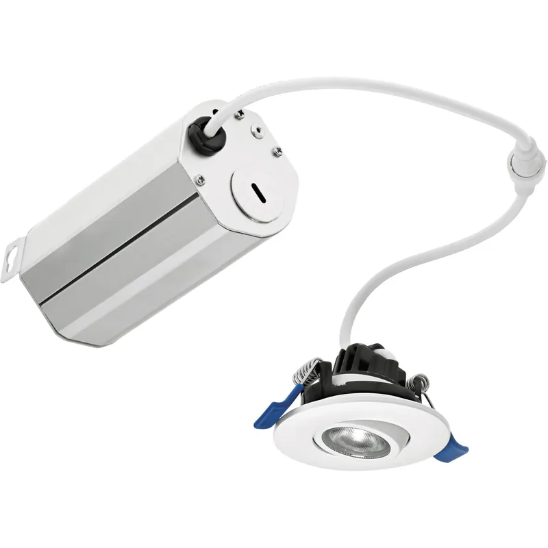 No Minimum Order Direct To Ceiling Mini Gimble Textured White Downlight