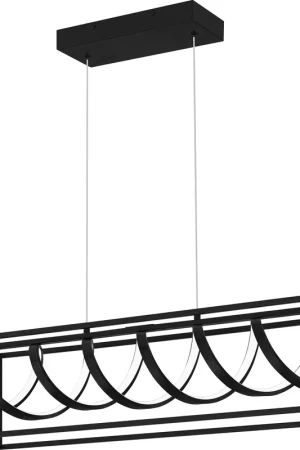 Affordable Amaranth LED 32 inch Matte Black Island Light Ceiling Light