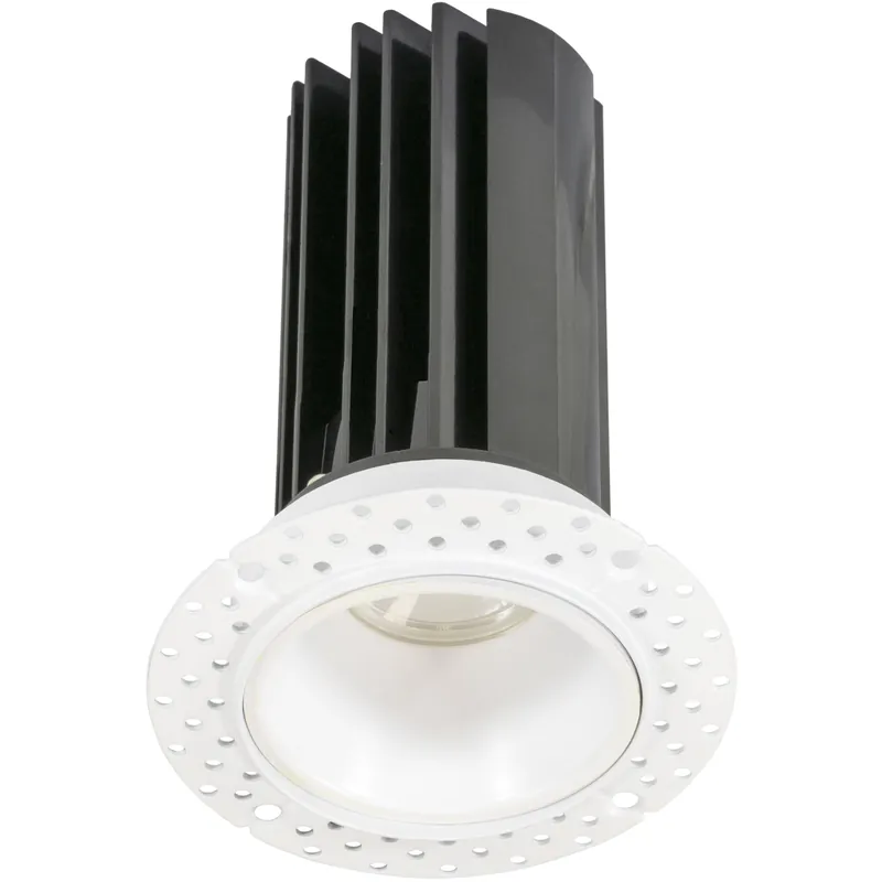 Miniature White Downlight, Trimless Recessed Free Returns